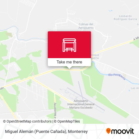 Mapa de Miguel Alemán (Puente Cañada)