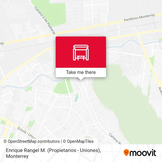 Enrique Rangel M. (Propietarios - Uniones) map