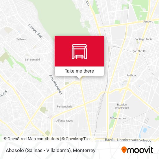 Mapa de Abasolo (Salinas - Villaldama)