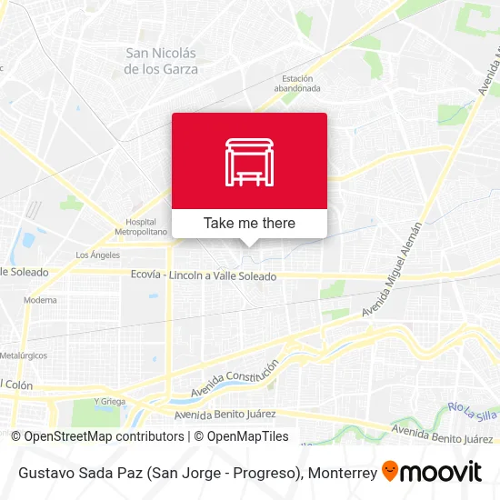 Gustavo Sada Paz (San Jorge - Progreso) map