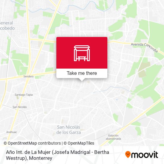 Mapa de Año Int. de La Mujer (Josefa Madrigal - Bertha Westrup)