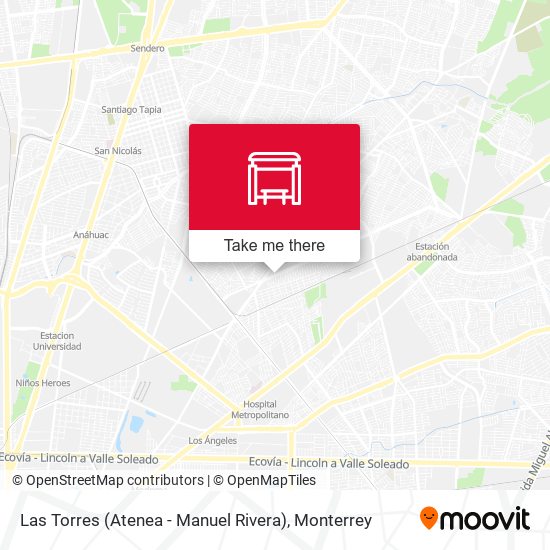 Las Torres (Atenea - Manuel Rivera) map