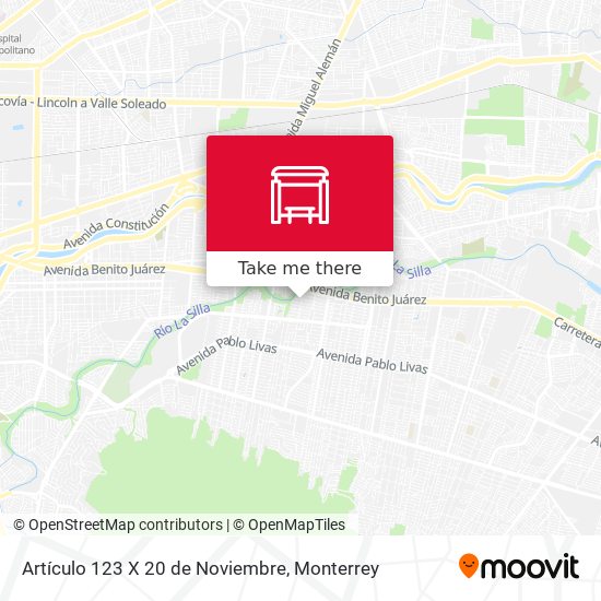 Artículo 123 X 20 de Noviembre map