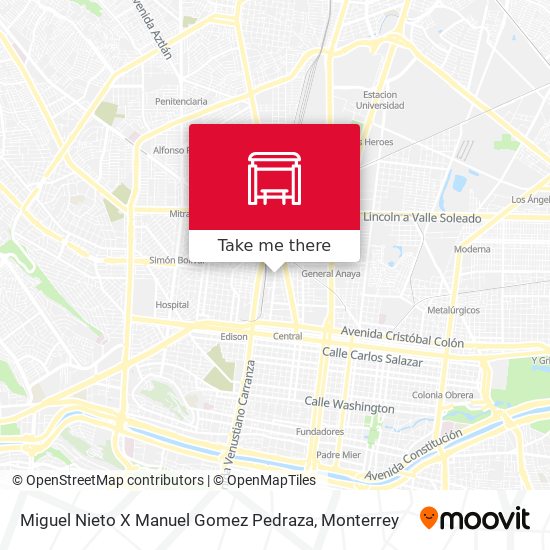 Miguel Nieto X Manuel Gomez Pedraza map
