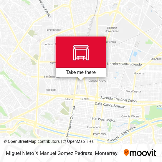 Mapa de Miguel Nieto X Manuel Gomez Pedraza