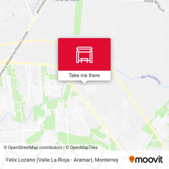 Félix Lozano (Valle La Rioja - Aramar) map
