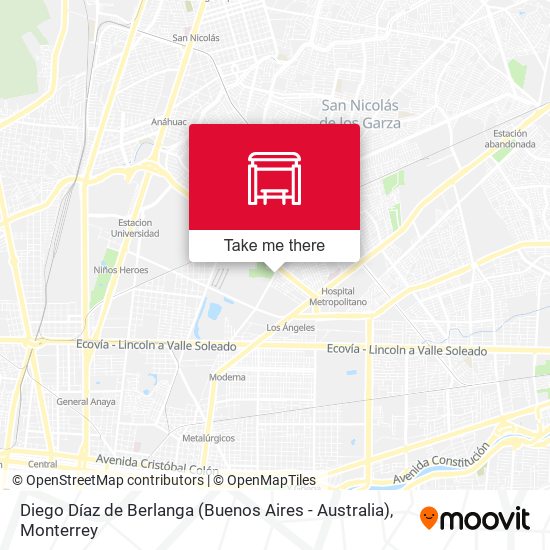 Diego Díaz de Berlanga (Buenos Aires - Australia) map