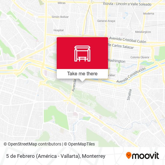5 de Febrero (América - Vallarta) map
