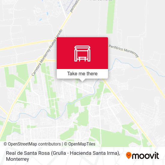 Mapa de Real de Santa Rosa (Grulla - Hacienda Santa Irma)