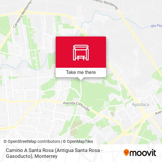 Mapa de Camino A Santa Rosa (Antigua Santa Rosa - Gasoducto)