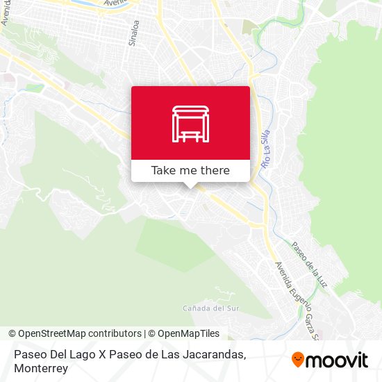 Mapa de Paseo Del Lago X Paseo de Las Jacarandas