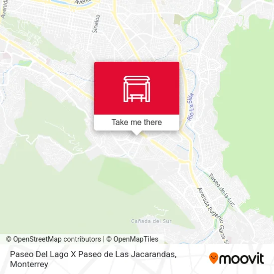Paseo Del Lago X Paseo de Las Jacarandas map