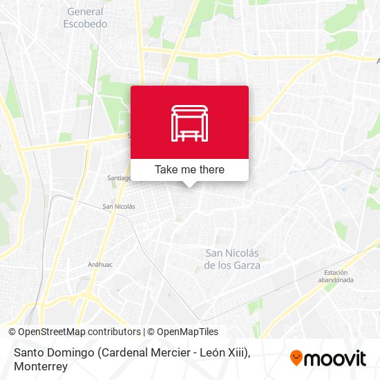 Santo Domingo (Cardenal Mercier - León Xiii) map