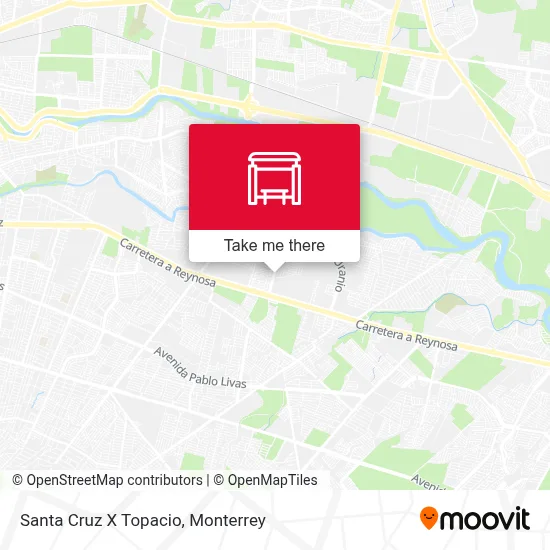 Santa Cruz X Topacio map
