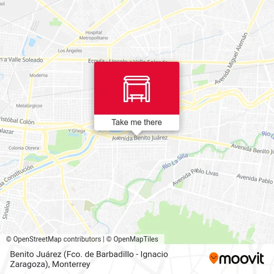 Mapa de Benito Juárez (Fco. de Barbadillo - Ignacio Zaragoza)
