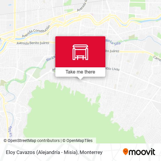 Eloy Cavazos (Alejandría - Misia) map