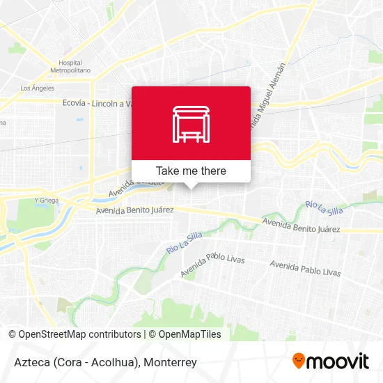 Azteca (Cora - Acolhua) map