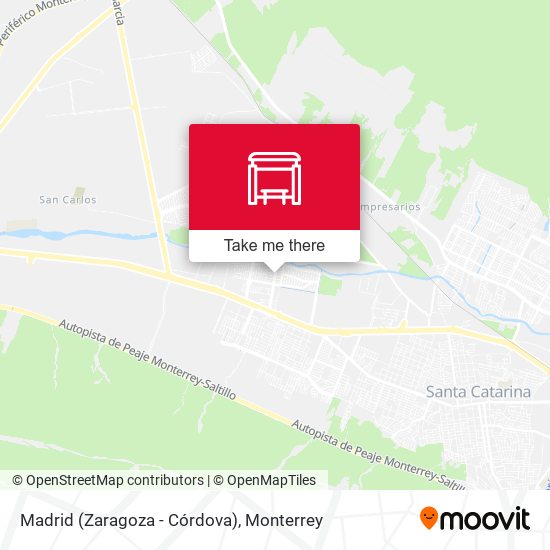 Madrid (Zaragoza - Córdova) map