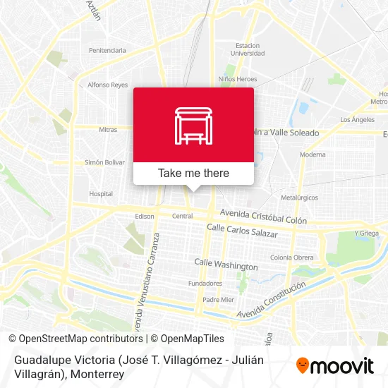 Mapa de Guadalupe Victoria (José T. Villagómez - Julián Villagrán)