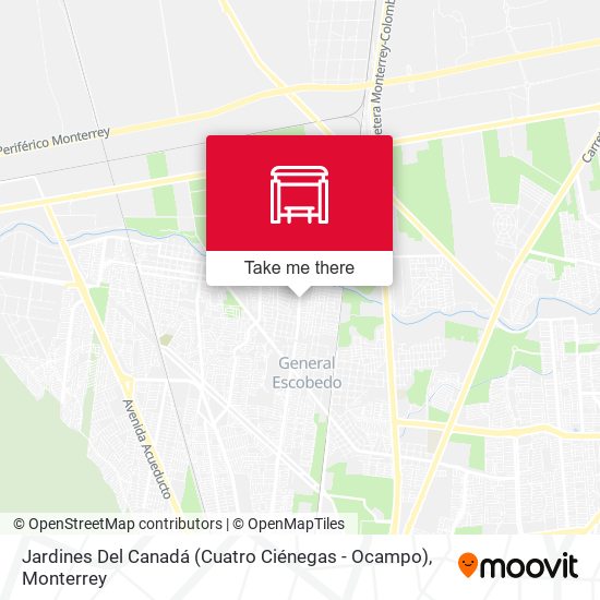 Jardines Del Canadá (Cuatro Ciénegas - Ocampo) map