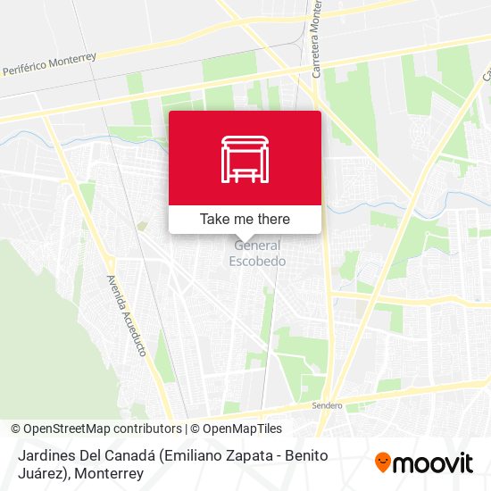 Jardines Del Canadá (Emiliano Zapata - Benito Juárez) map