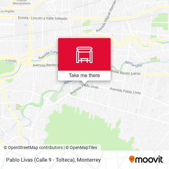 Pablo Livas (Calle 9 - Tolteca) map