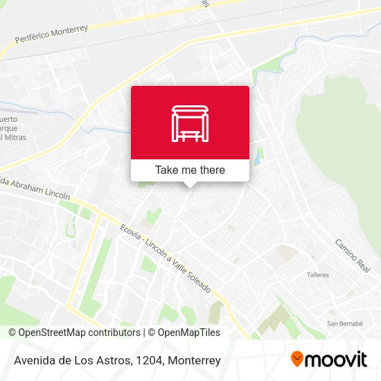 Mapa de Avenida de Los Astros, 1204