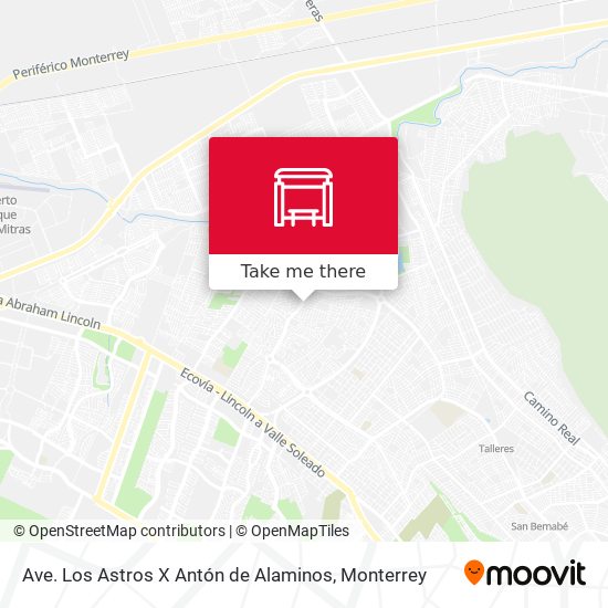 Ave. Los Astros X Antón de Alaminos map