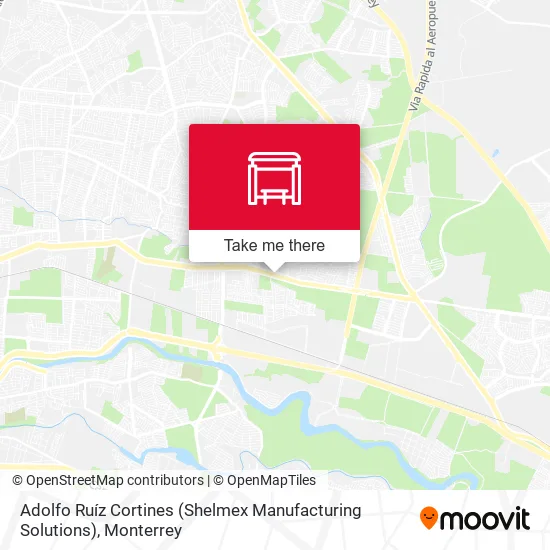 Mapa de Adolfo Ruíz Cortines (Shelmex Manufacturing Solutions)