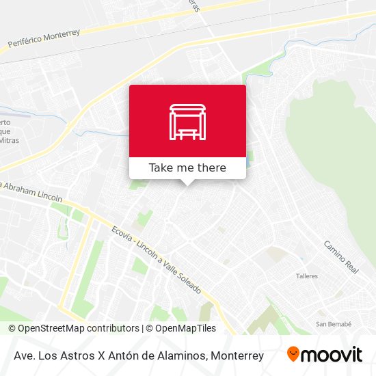 Mapa de Ave. Los Astros X Antón de Alaminos