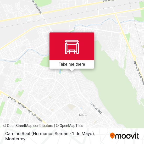 Camino Real (Hermanos Serdán - 1 de Mayo) map