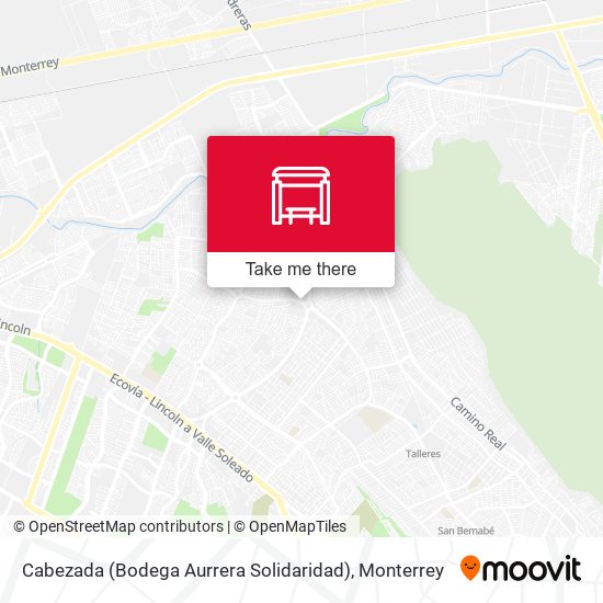 Mapa de Cabezada (Bodega Aurrera Solidaridad)