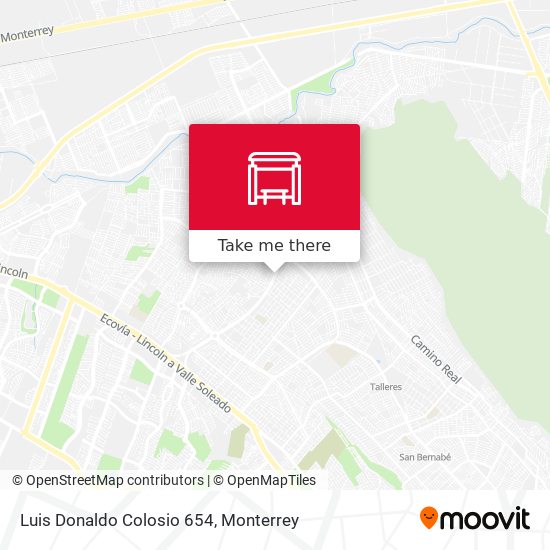 Luis Donaldo Colosio 654 map