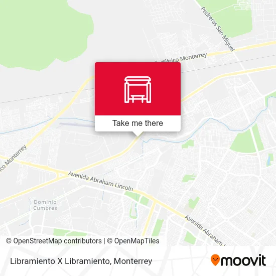Libramiento X Libramiento map
