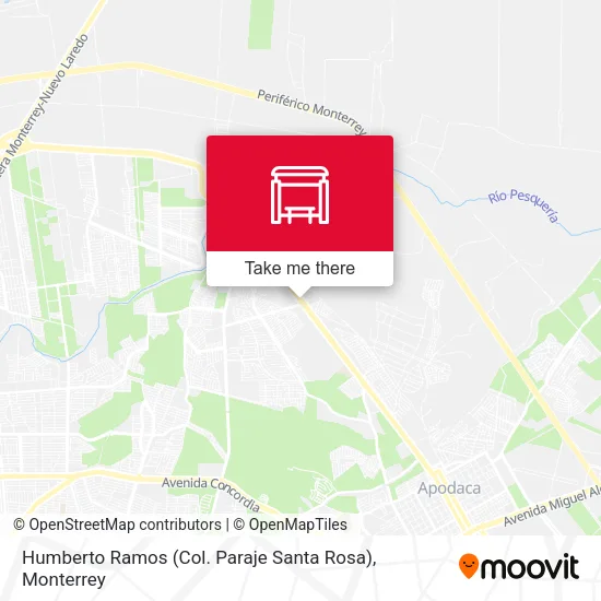 Mapa de Humberto Ramos (Col. Paraje Santa Rosa)