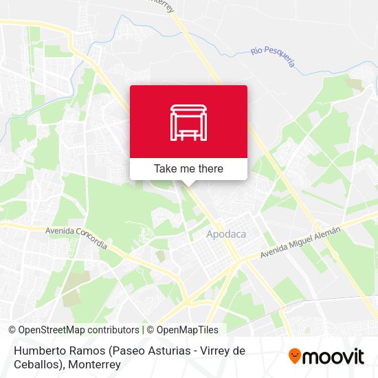 Mapa de Humberto Ramos (Paseo Asturias - Virrey de Ceballos)