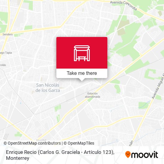 Enrique Recio (Carlos G. Graciela - Artículo 123) map