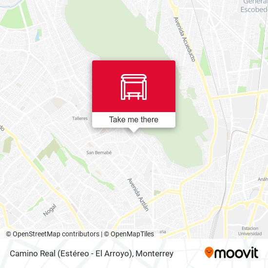 Mapa de Camino Real (Estéreo - El Arroyo)