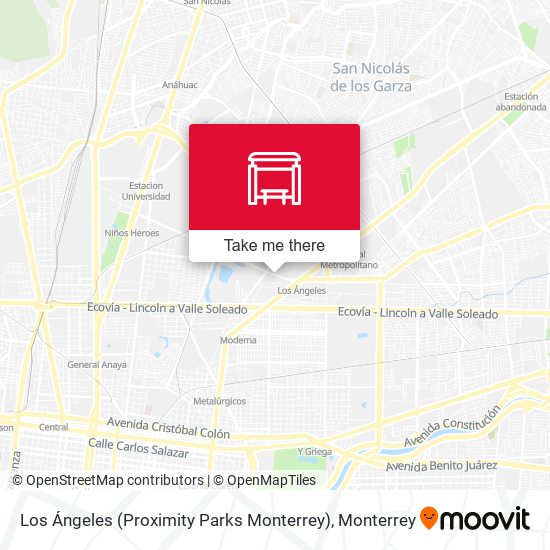 Los Ángeles (Proximity Parks Monterrey) map