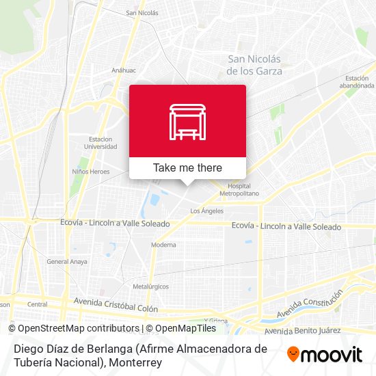 Diego Díaz de Berlanga (Afirme Almacenadora de Tubería Nacional) map
