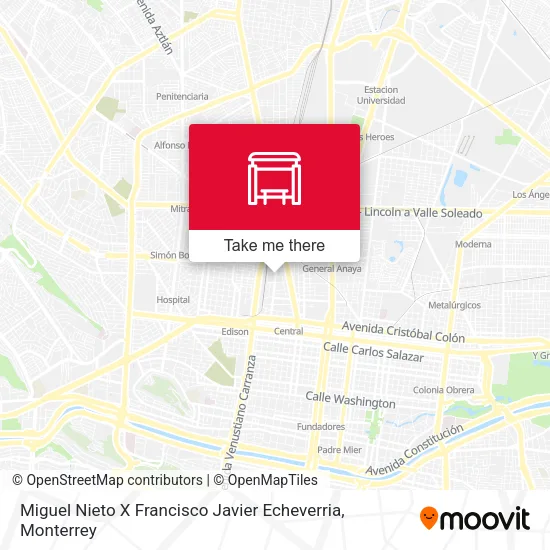 Mapa de Miguel Nieto X Francisco Javier Echeverria