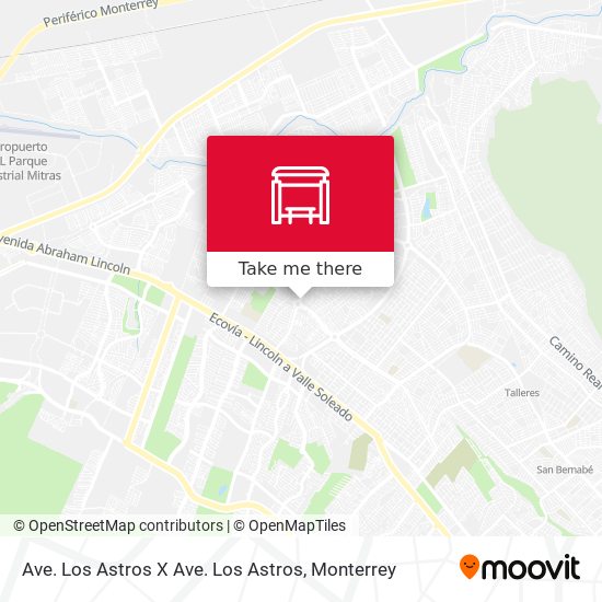 Mapa de Ave. Los Astros X Ave. Los Astros