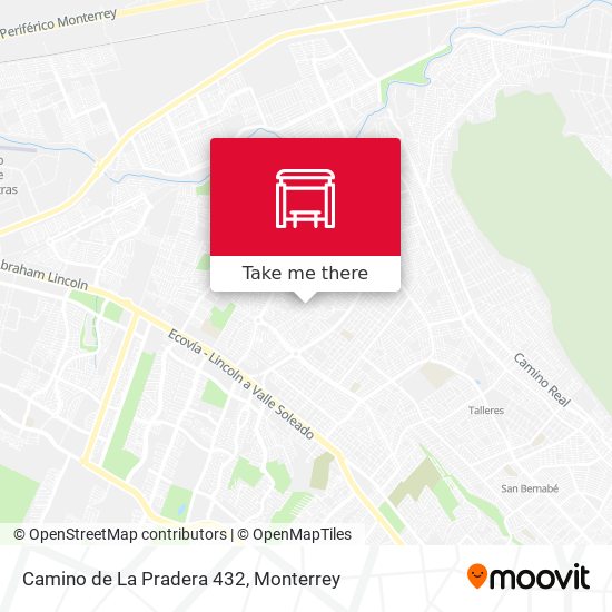 Mapa de Camino de La Pradera 432