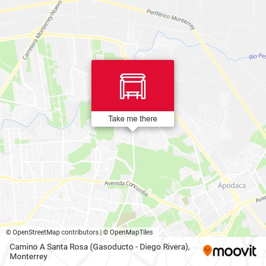 Camino A Santa Rosa (Gasoducto - Diego Rivera) map