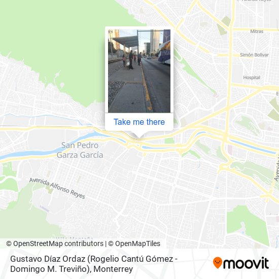 Gustavo Díaz Ordaz (Rogelio Cantú Gómez - Domingo M. Treviño) map