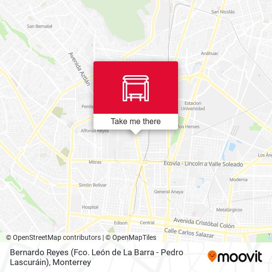 Mapa de Bernardo Reyes (Fco. León de La Barra - Pedro Lascuráin)