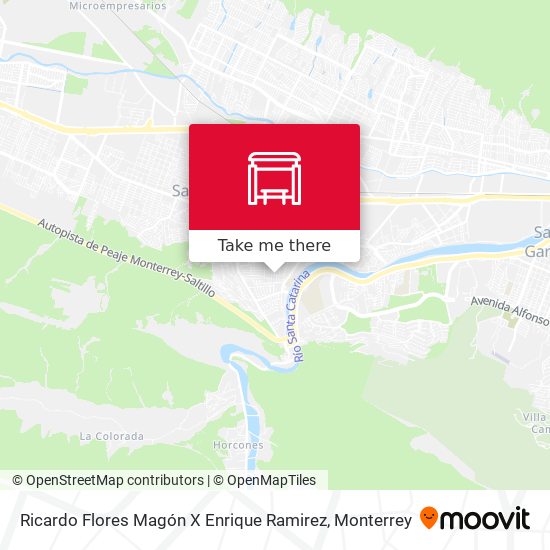 Ricardo Flores Magón X Enrique Ramirez map
