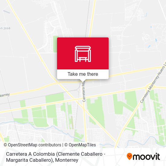 Carretera A Colombia (Clemente Caballero - Margarita Caballero) map