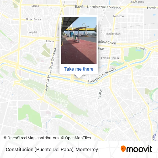 Constitución (Puente Del Papa) map