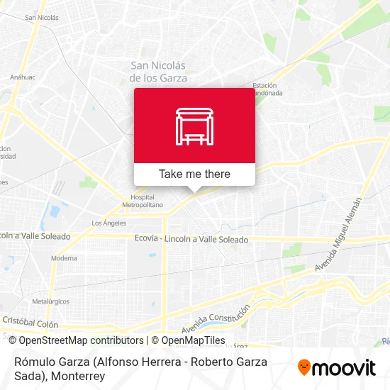 Rómulo Garza (Alfonso Herrera - Roberto Garza Sada) map